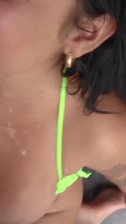 Powerful moment from "Pretty Face Dumb Slut Deep Throat Fucked Against A Wall By Humongous Cock"