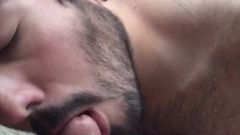 Sucking thick Puerto Rican cock