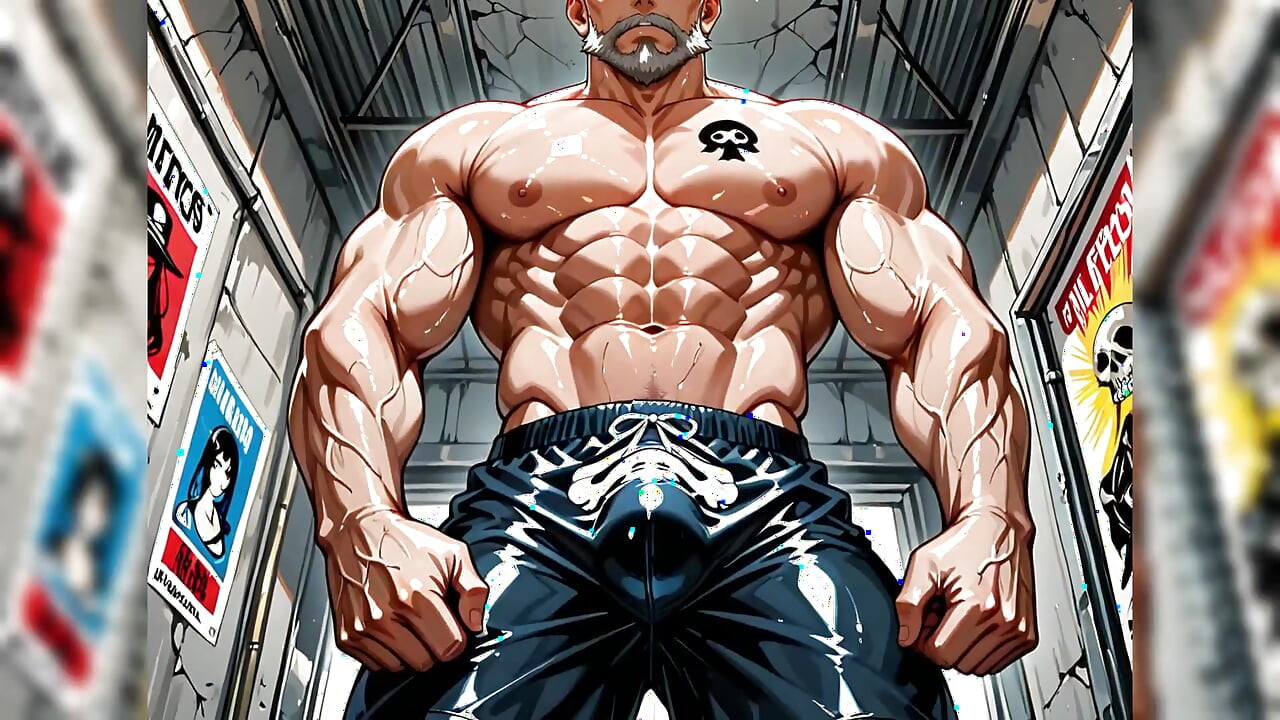 Ai Men with Huge Muscles