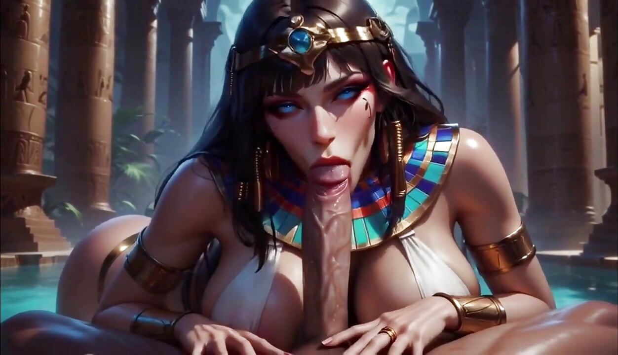 Cleópatra Anime fodida por Sphynx God Ai