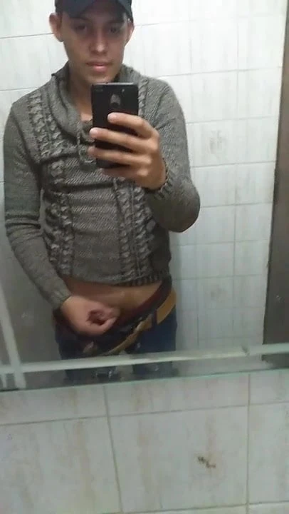 Masturbated in the bathroom