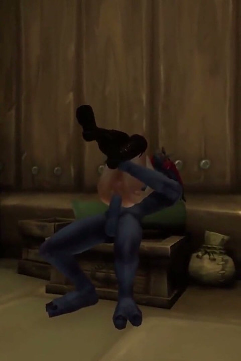 Cette nana se fait baiser violemment dans le cul par un wartroll - Parodie porno de Warcraft