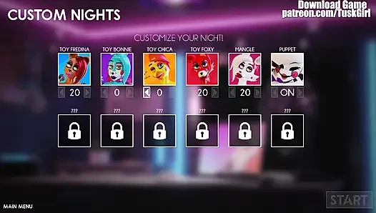 Robotic Girls Try To Fuck Me . Five Nights In Anime 3D 2 Sex Game Play