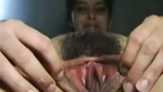 Hairy Spread Pussy