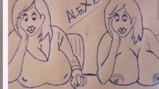 Alex dibujos animados