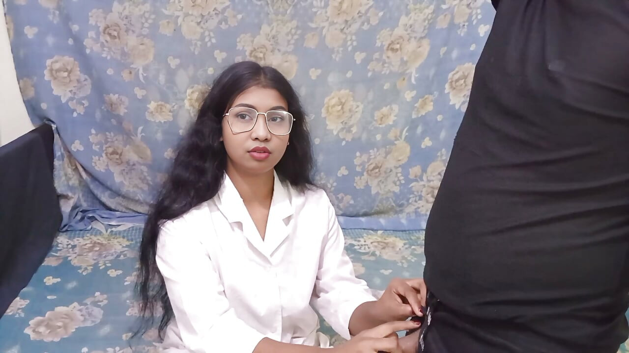 NilimaChowdhury went to her boss's son for a treatment from Dr. Nilima cleaned his penis and fucked him hard and took money.