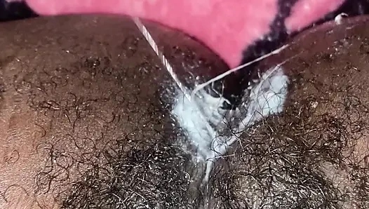 my wet creamy hairy black pussy