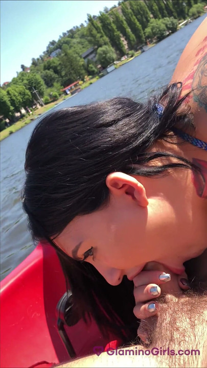 Glamino Girls - Part 3 Adel Sucks Dick in Middle of the Prague