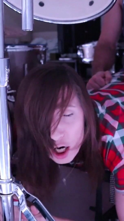 Emotional moment from "Stepmom gets stuck in drum set. Stepson leaves her creampied."