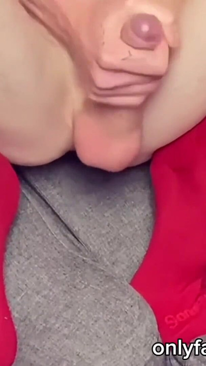 Twink Big Dick Rides XL Dildo in Long Red Soccer Socks – Massive Cum Load Explosion | Clip 2