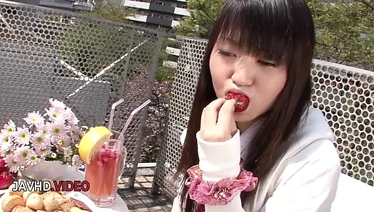 Ryo Asaka's Sensual Shower: Aroused Asian Teen Unwinds with Self-Pleasure
