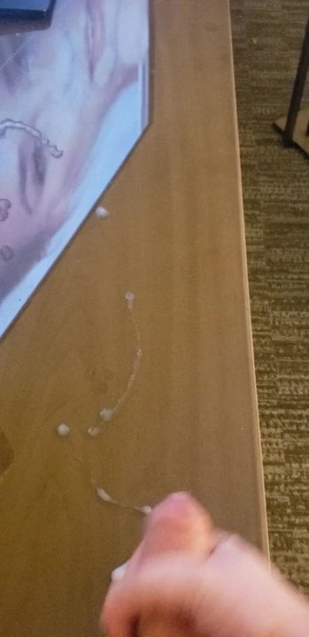 Jizz on table