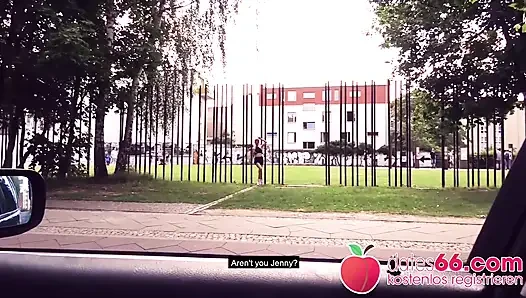 Risky Public Sex with Naughty Red Head Teen