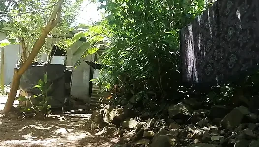 My bath time outdoor