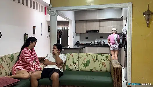 I had sex in front of my wife with her friend! She didn't even notice!