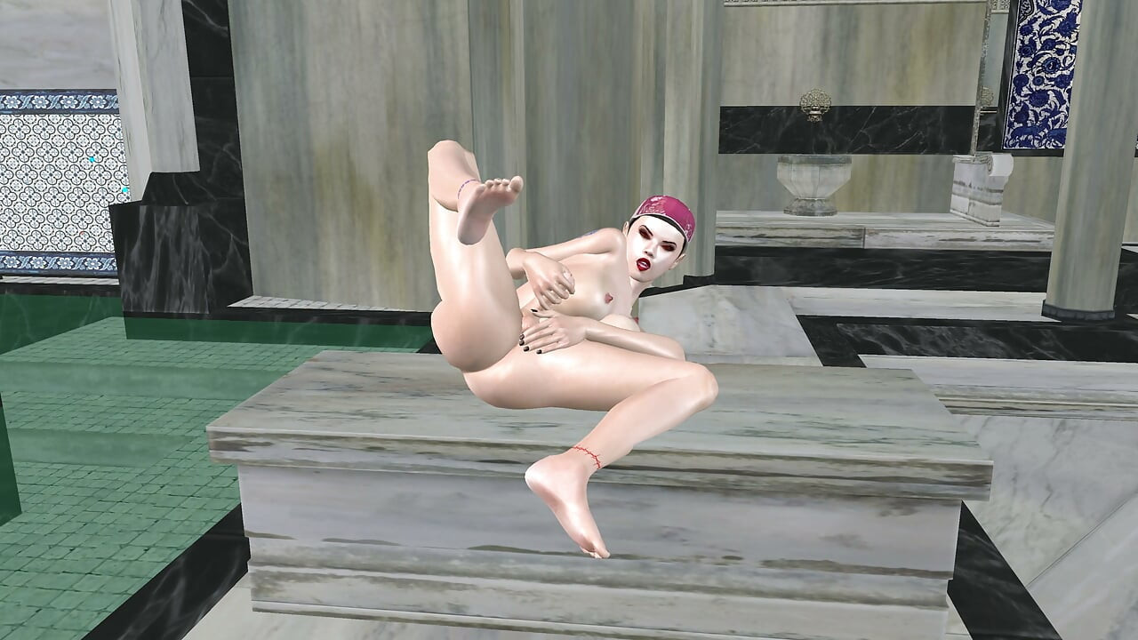 Prelepa shemale fingeruje dupe i trese kurac 3D crtani hentai