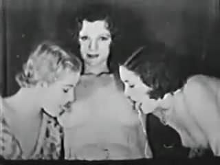 Vintage lesbická trojka - 20. až 30. léta