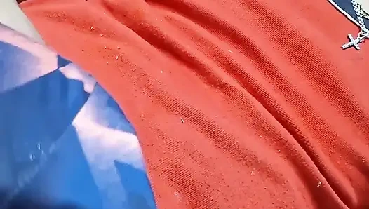 Indischer model-junge, langer dik-handjob