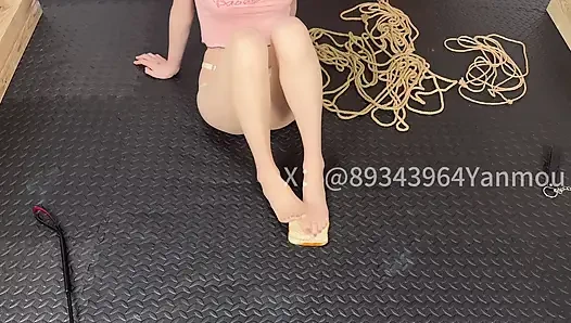 Yumeng çıplak ayak eğitimi succubus + bobobei versiyonu