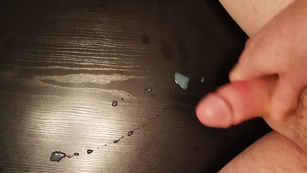 Quick cumshot with deep breathing