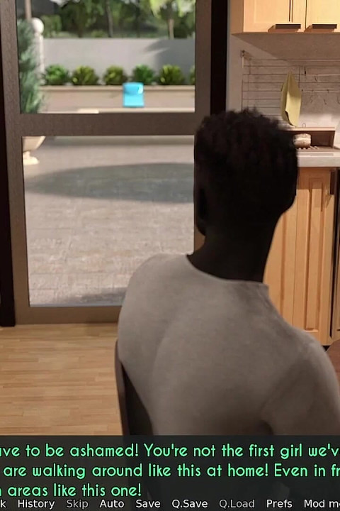 Awam - a Wife and a Stepmother - Sophia Invites Three Movers Into Her House While Half Naked - Part 2