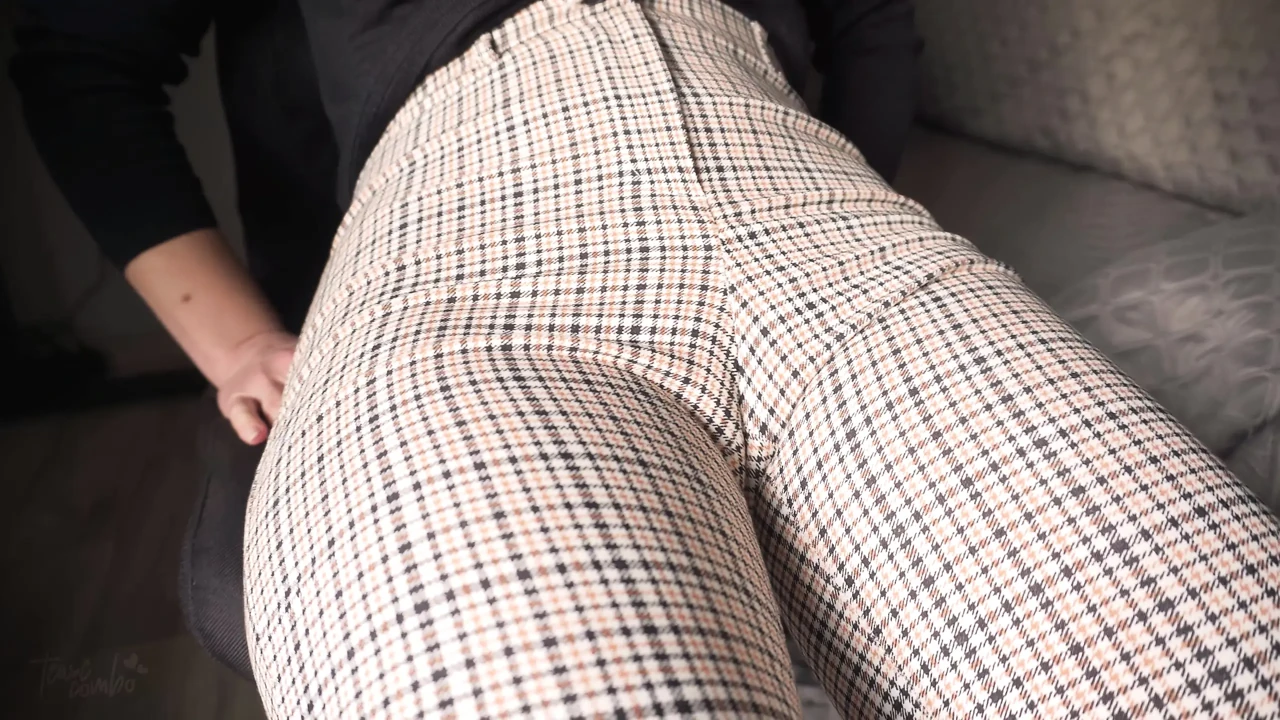 Naughty Coworker Cameltoe Tease And Denial