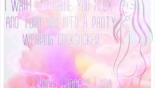AUDIO ONLY - I want to name you Alex and turn you into a cocksucker