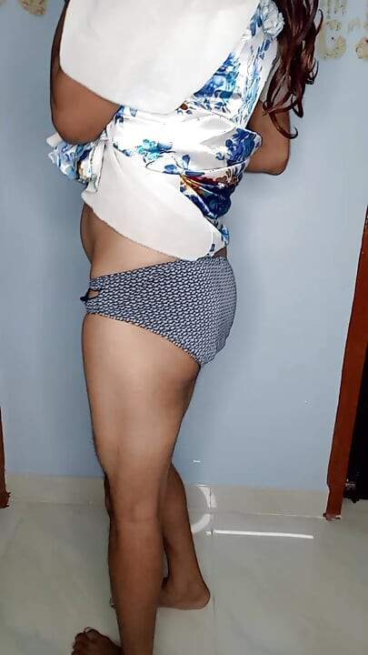 stepmom sexy satin gown and bra panty