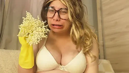 I'm Allergic to Flowers, so I Sneeze a Lot, but It Just Won't Go Away. I Try a Few Tricks to Make It Go Away, Like Holding