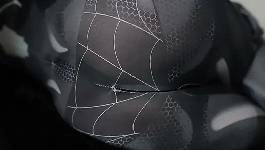 It's nice to fuck an Indonesian girl with a smooth body and Spiderman cosplay