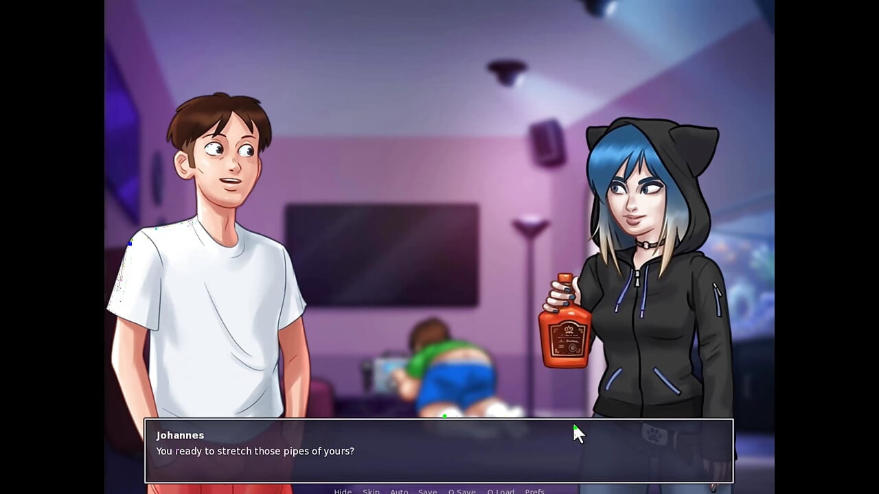 Summertime saga - 젖탱이를 볼 때마다 보지를 따먹어