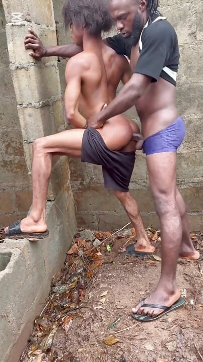 Big Black Nigerian Cock on Public