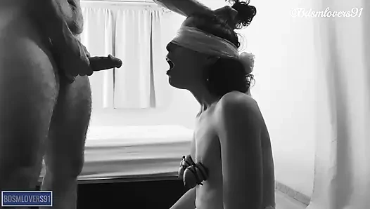 Cum filled mouth in UNFORGIVING Bdsm dominance