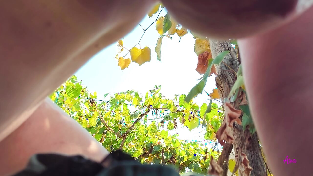 Big tits, curvy sexy wife, fucked outdoor in nature