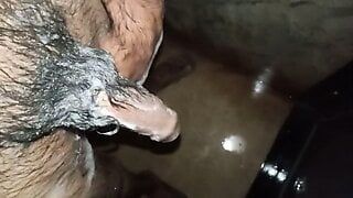 GANGBANGED GIRL TAKES THEIR CUMSHOTS ON HER ASSHOLE