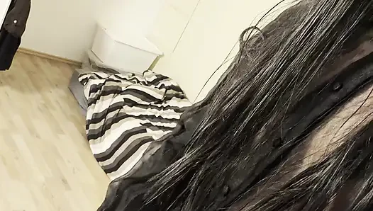 Travesti yarak pompası eğlencesi