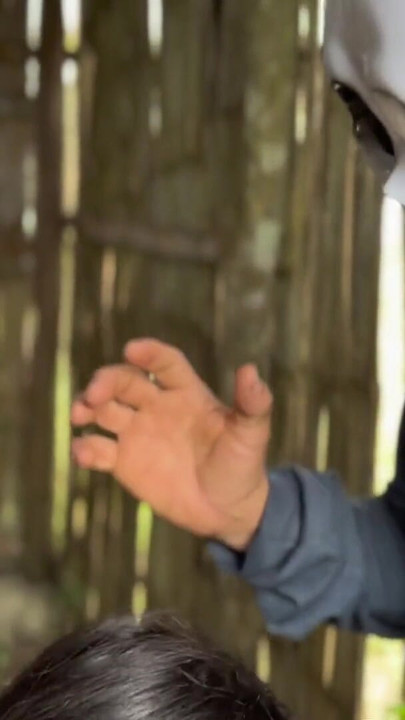 Emotional moment from "Ghostface Halloween Pumpkin Fuck"