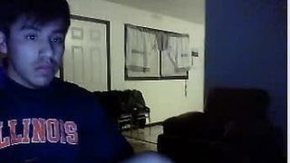 Straight guys feet on webcam #94