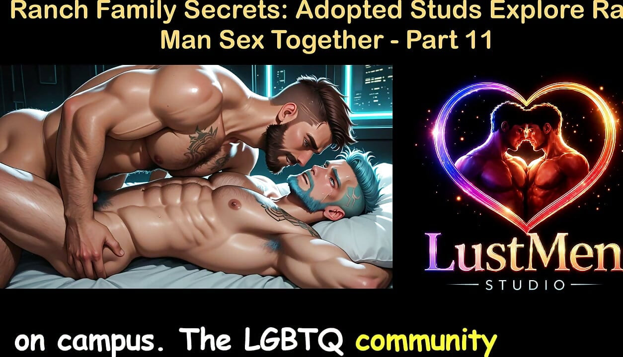 English Audio Gay Sex Story - Ranch Line Secrets: Adopted Studs Explore Raw Man Sex Together - Part 11