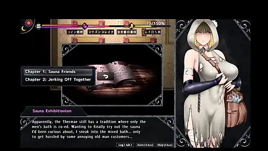 Unholy Maiden Sauna Jerkoff Scene