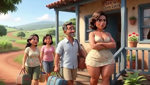 Unexpected Passion Awakens Grumpy Mother-in-law During Countryside Getaway Trip - Ai Generated