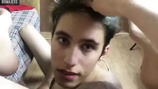 18 year old cute boy licks my ass and cums
