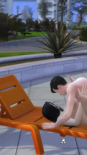 Iconic moment from "The sims public sex cum inside"