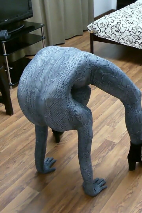 Spandex senhora depois do trabalho