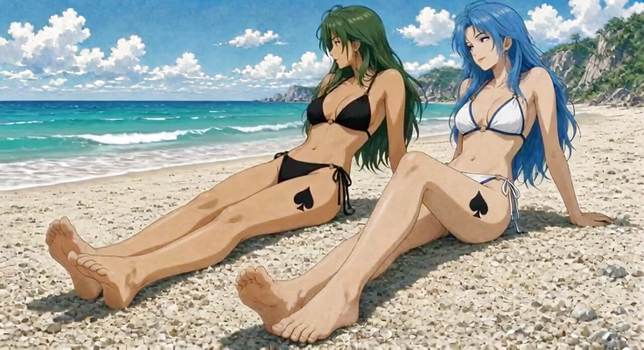 Queen Of Spades And Feet Anime (Erotic AI Arts)