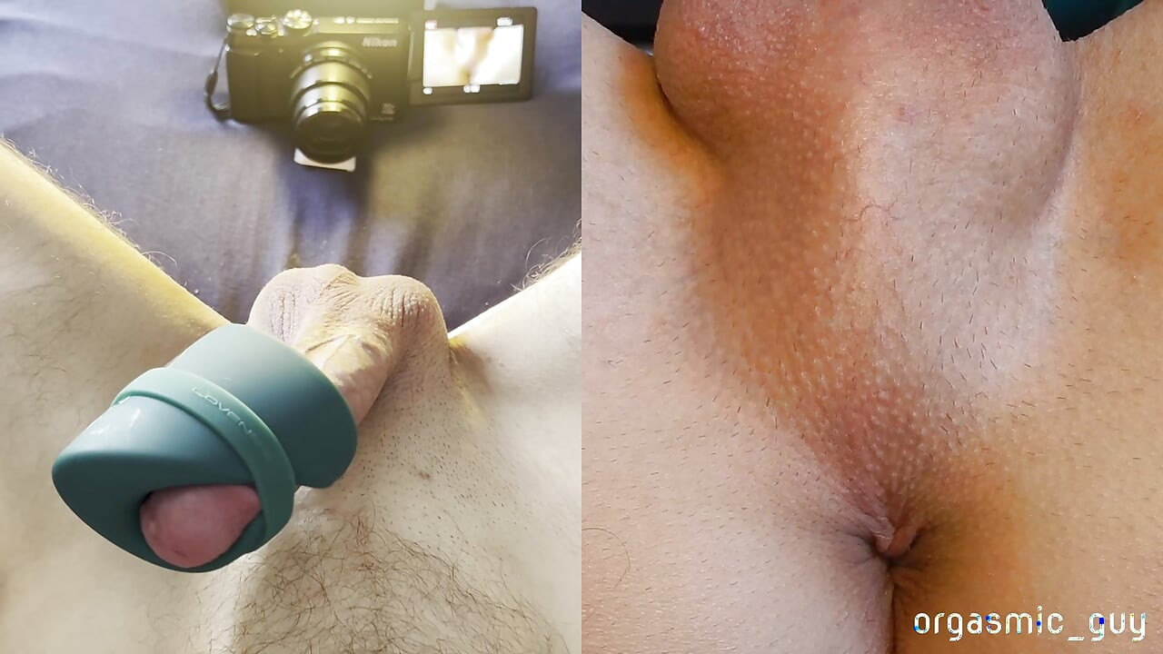 My favorite Toy gives me an intense Orgasm - Split View with Orgasmic Contractions