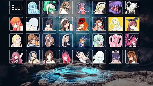 Хентай игра - Гравинг гравюза - соблазнение крепости Суккуб все сцены H - Pixel хентай