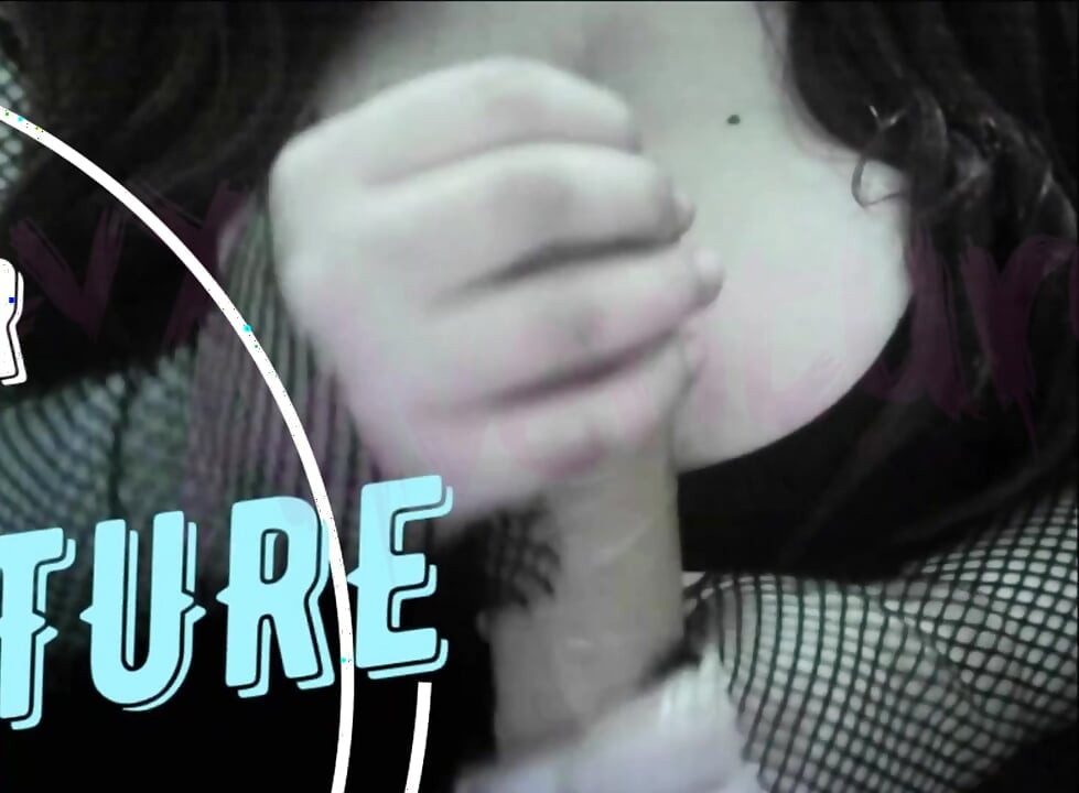 hotwife otaku nerdy Watching Hentai while playing with her Big Tits #5