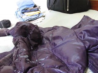 Cum on Purple Jacket