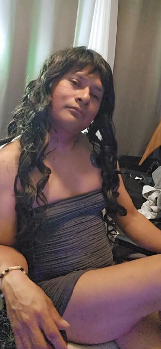 sissy boy loves dildo